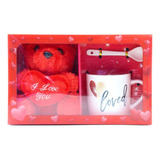 Taza Con Osito En Caja De Regalo Romántica 