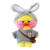 Peluche Pato Tik Tok Lalafanfan 30 Cm Incluye Ropa-accesorio