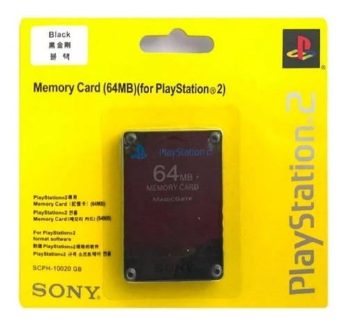 Memory Card Ps2 Original 64mb