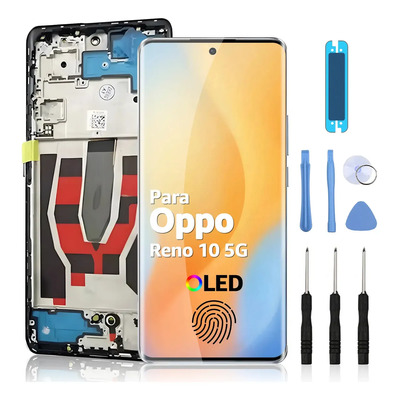 Pantalla Oled Para Oppo Reno 10 5g Con Huella Dactilar Marco | Meses sin interés