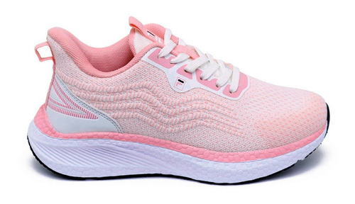 Tenis Fila Heclau Running Mujer-rosado/blanco