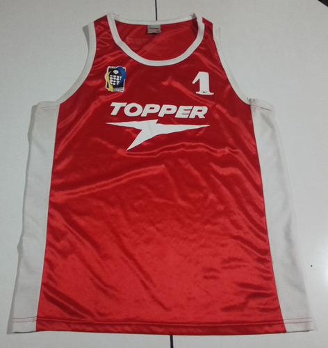 Sudadera Beach Voley Argentina Topper #1 Roja Detalles