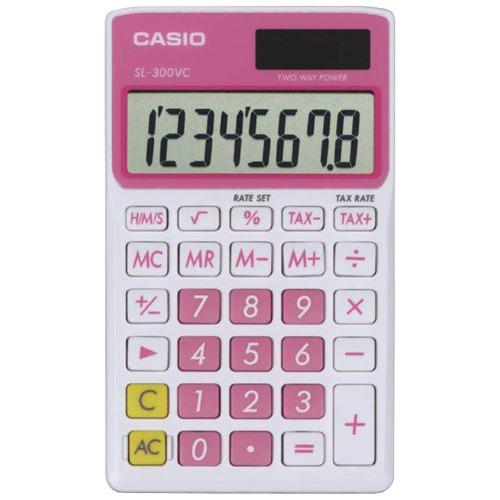 Calculadora Estándar Casio Inc Sl300vcpk Rosado