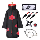 Disfraces De Cosplay De Naruto Akatsuki Uchiha Capa De Anime