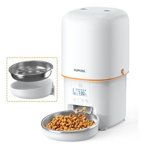 Yuposl Comederos Automaticos Para Gatos, Dispensador De Comi