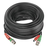 Cable Coaxial ( Bnc Rg59 ) + Alimentación / Siamés / 20 Metr