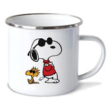 Taza Pocillo Snoopy Cool 4 De Peltre (10oz=300ml)