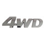 Emblema 4wd De Gran Vitara Cromado ( Incluye Adhesivo 3m) Chevrolet Vitara