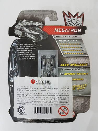 Juguete Transformers Rpms Megatron Decepticon Combat Series