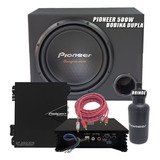 Caixa Sub Pioneer 12 Pol 500w Rms Cara Preta Falcon Df 600.1