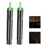 Láser Verde Puntero Usb Recargable Apuntador Laser 2pcs