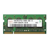 Memoria P/ Laptop Ddr2 Hynix 1gb 2rx16 Pc2-6400s-666 800mhz