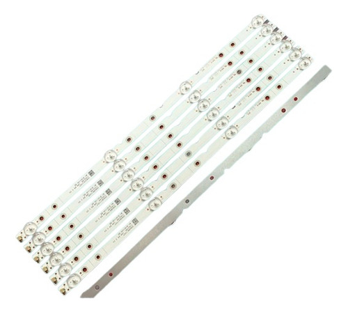 Kit De 7 Tira De 4 Led Hisense Hle4317rtf  40,3 Cm 3v