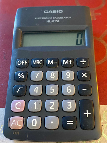 Calculadora Casio Antiga Usada Hl 815l 