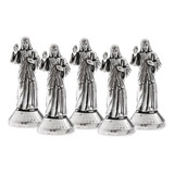 5 Piezas / Paquete Estatuilla Estatua De Jesús Con Fondo