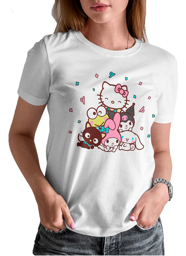 Blusa / Playera Hello Kitty Personajes Para Mujer No#13
