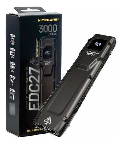 Linterna Recargable Led Nitecore Edc27 Usb-c 3000 Lumenes