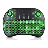 Mine Teclado Keyboard Sem Fio Iluminado Led