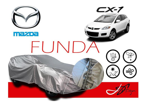 Funda Cubierta Lona Afelpada Cubre Mazda Cx7 2007-2008-2009