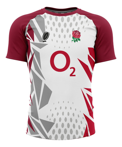 Camiseta De Rugby Picton Inglaterra Elastizada Stretch Engla