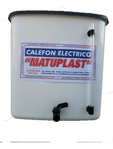 Calefón Eléctrico Ducha Pvc Resistencia A Aluminio Matuplast