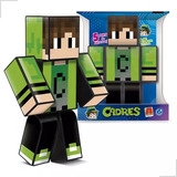 Boneco Minecraft Cadres Grande Youtuber Gamer 35cm