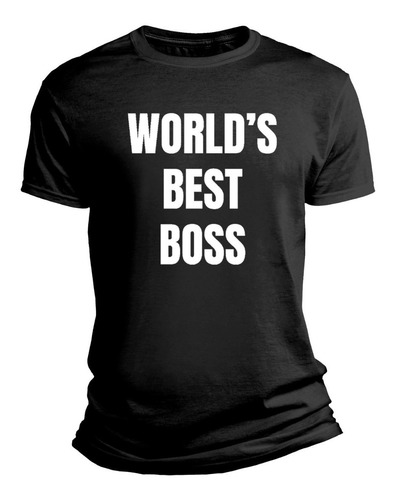 Playera The Office World's Best Boss Mejor Jefe Del Mundo