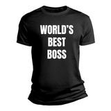 Playera The Office World's Best Boss Mejor Jefe Del Mundo