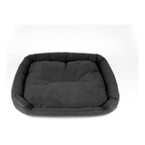 Cama Para Perro Extra Grande Negra / Negra Resistente