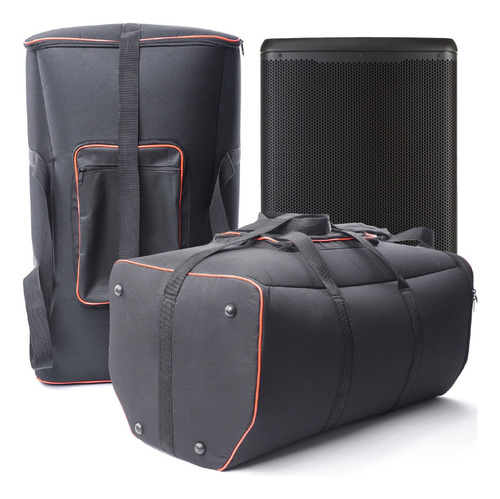 2 Case Capa Bag P/ Caixa De Som Jbl Eon 715 New Premium
