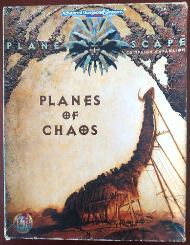 Planescape Campaign Expansion: Planes Of Chaos Box - Livro De Rpg - Advanced Dungeons & Dragons