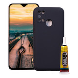 Tela Frontal Touch Compatível Galaxy M30 + Cola T7000 + Case