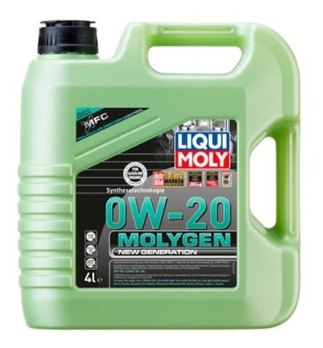 Liqui Moly Molygen Sintetico 0w20 4 Litros Aceite