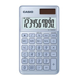 Calculadora Casio Sl-1000sc Linea Premium Estilo 10 Digitos Color Celeste