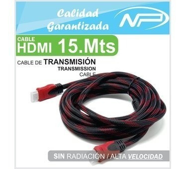 Cable Hdmi 15 Metros Con Blindaje Y Filtro V1.4 Full Hd / 4k