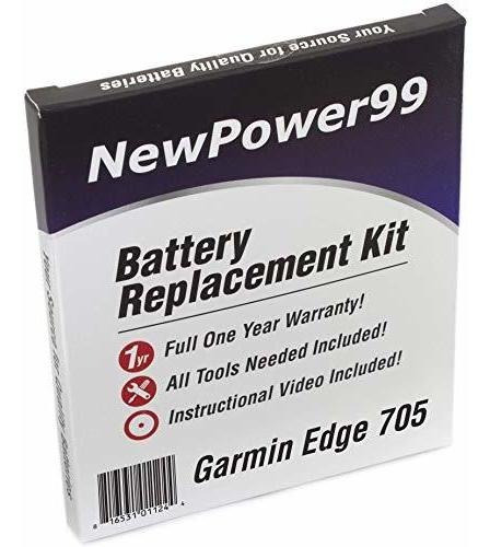 Kit De Batería Para Garmin Edge 705 Con Herramientas, Instru
