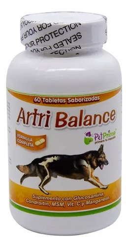 Artri Balance Perros Vitaminas Artrosis Osteoartritis 60 Tab