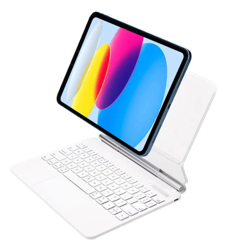 Capa Teclado Magic Rgb C Touchpad P iPad Air, Pro 11 E 10th