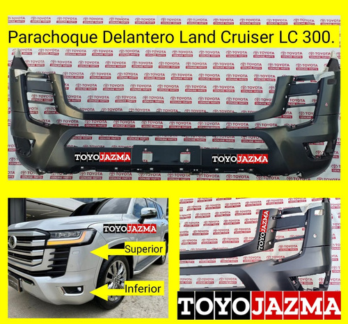 Parachoque Delantero Land Cruiser Lc 300 2021 2023 Original Foto 2