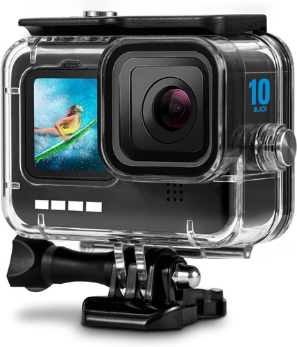 Carcasa Sumergible Para Camara Gopro Hero 12 11 10 9 Black