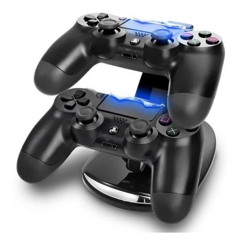 Cargador Control Ps4 Base De Carga Doble Indicador De Carga