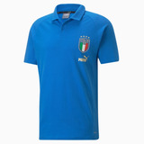 Playera Polo Casual Original Puma Selección Italiana Italia