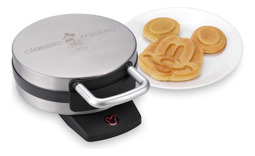 Máquina Para Hacer Waffles De Mickey Mouse, Disney, Plateado