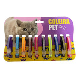 Coleira Gato Guizo Atacado Pet - 10 Coleiras Pet Com Guizo