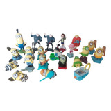 Lote Kinder Ovo - 21 Miniaturas/brinquedos Minions