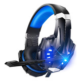 Audífonos Gamer Soyto Sy830mv Negro Y Azul