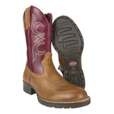 Bota Texana Country Feminina Estilo Goyazes Com Zíper