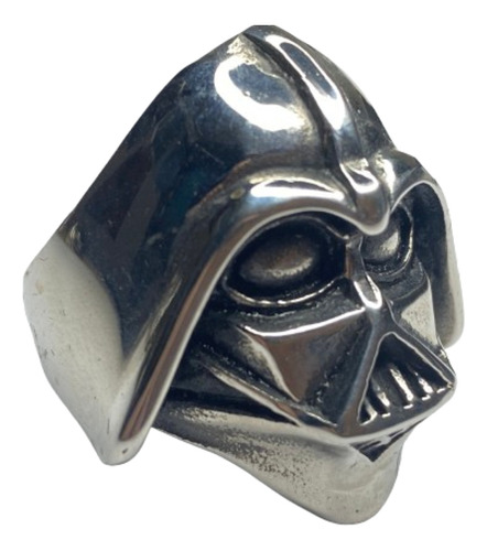 Anel Masc.,capacete De Jedi,(star Wars) Aço Inox Aro 31