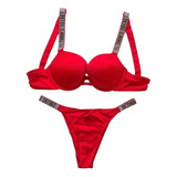 Conjunto De Lingerie Vitrificada Victoria's Secret [u]