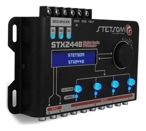 Processador De Áudio Digital Equalizado Stx2448 Stetsom Fret